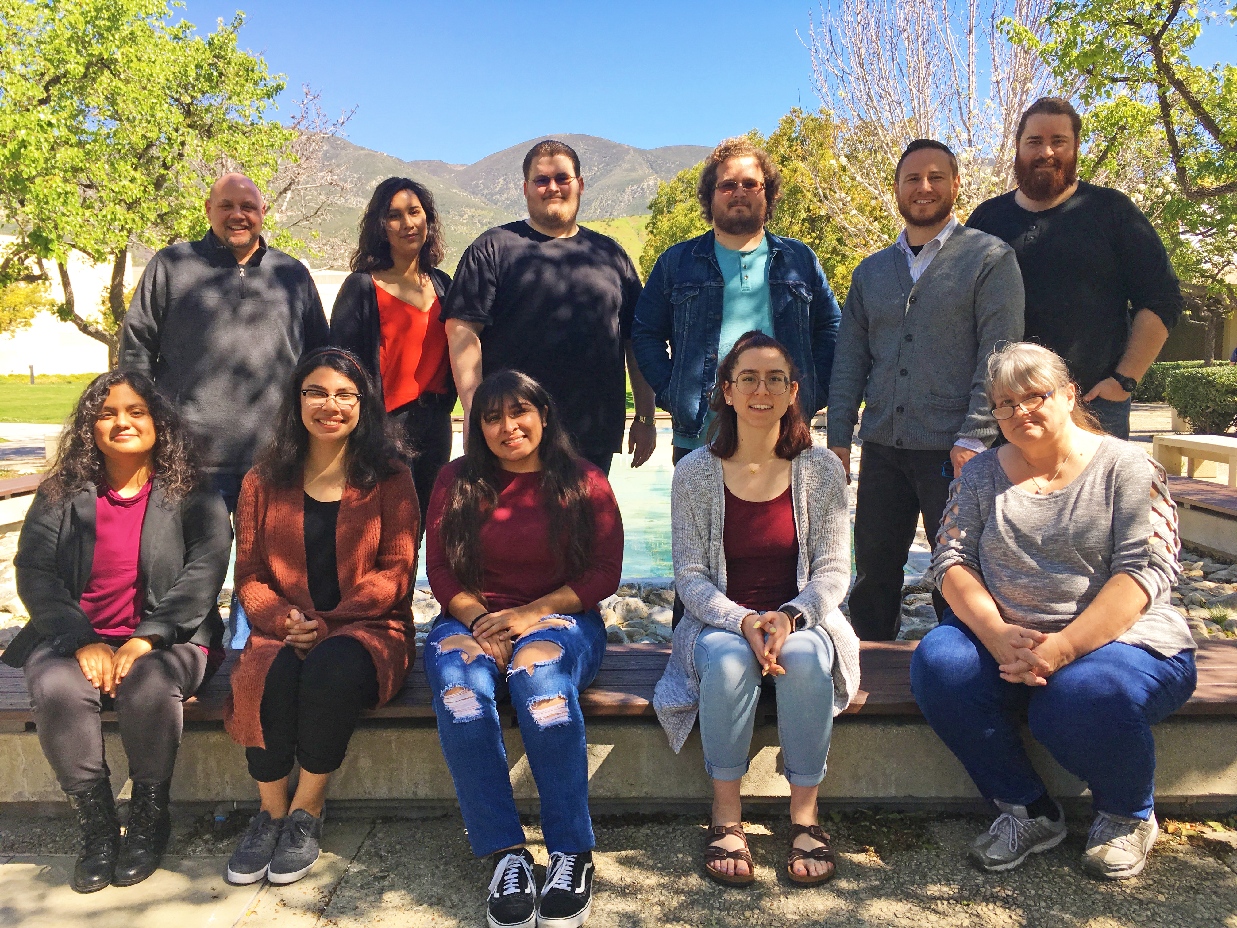 The 2019 journal editorial board (History in the Making), all of whom are members of Phi Alpha Theta. 