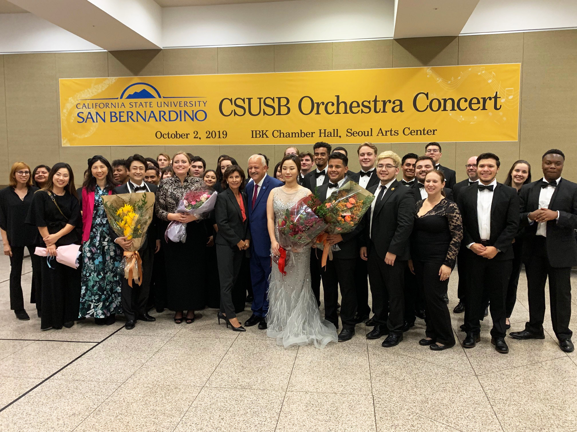 The CSUSB Orchestra Concert was made possible through an endowment and a grant worth $498,000 created by the Korea Foundation